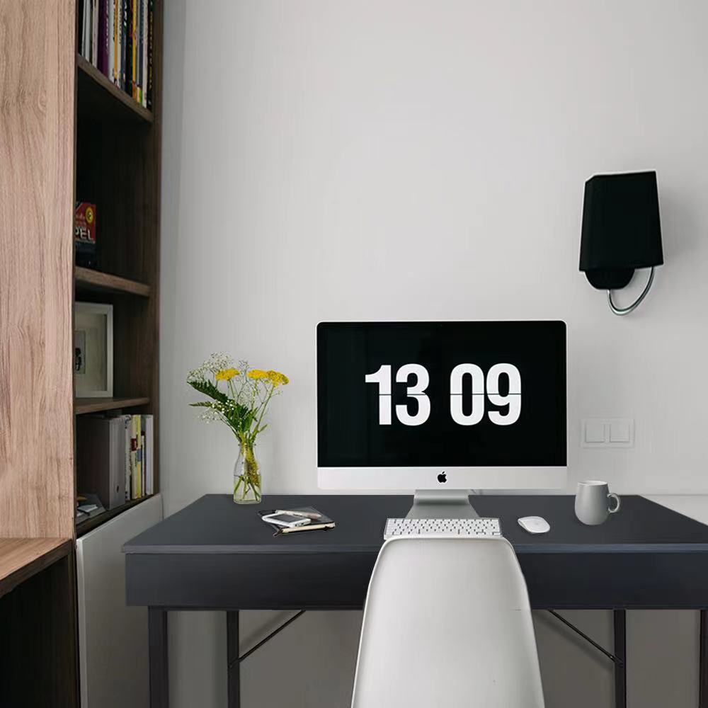 Jahof Office Desk with 2 Storage Drawers, Study Writing Working Table, Computer Desk for Office Bedroom